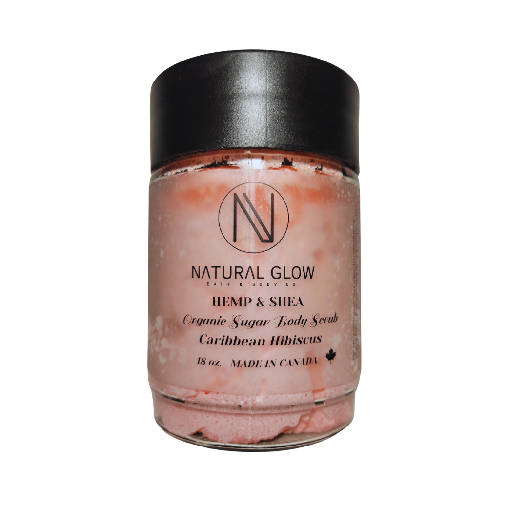 Caribbean Hibiscus Sugar Scrub 18 oz