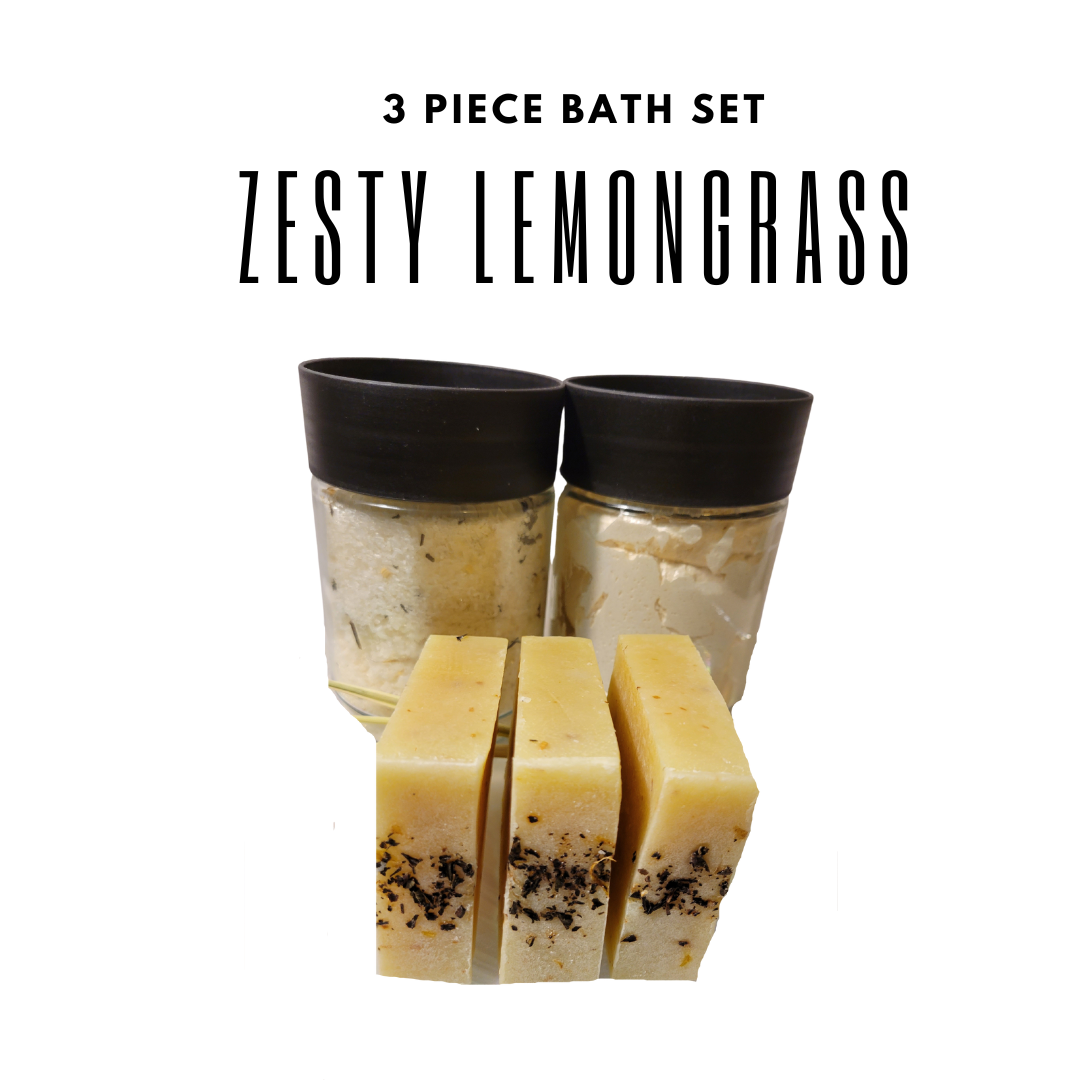 Zesty Lemongrass Bath Set