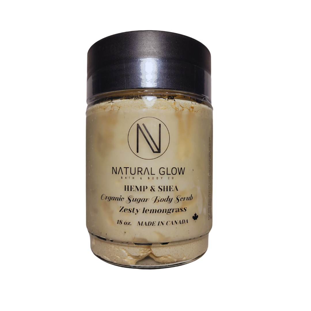 Zesty Lemongrass Sugar Scrub 18 oz